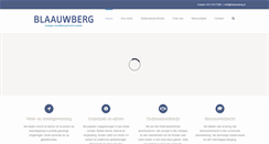 Desktop Screenshot of blaauwberg.nl