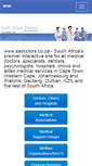 Mobile Screenshot of doctors-hospitals-medical-cape-town-south-africa.blaauwberg.net