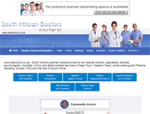 Tablet Screenshot of doctors-hospitals-medical-cape-town-south-africa.blaauwberg.net